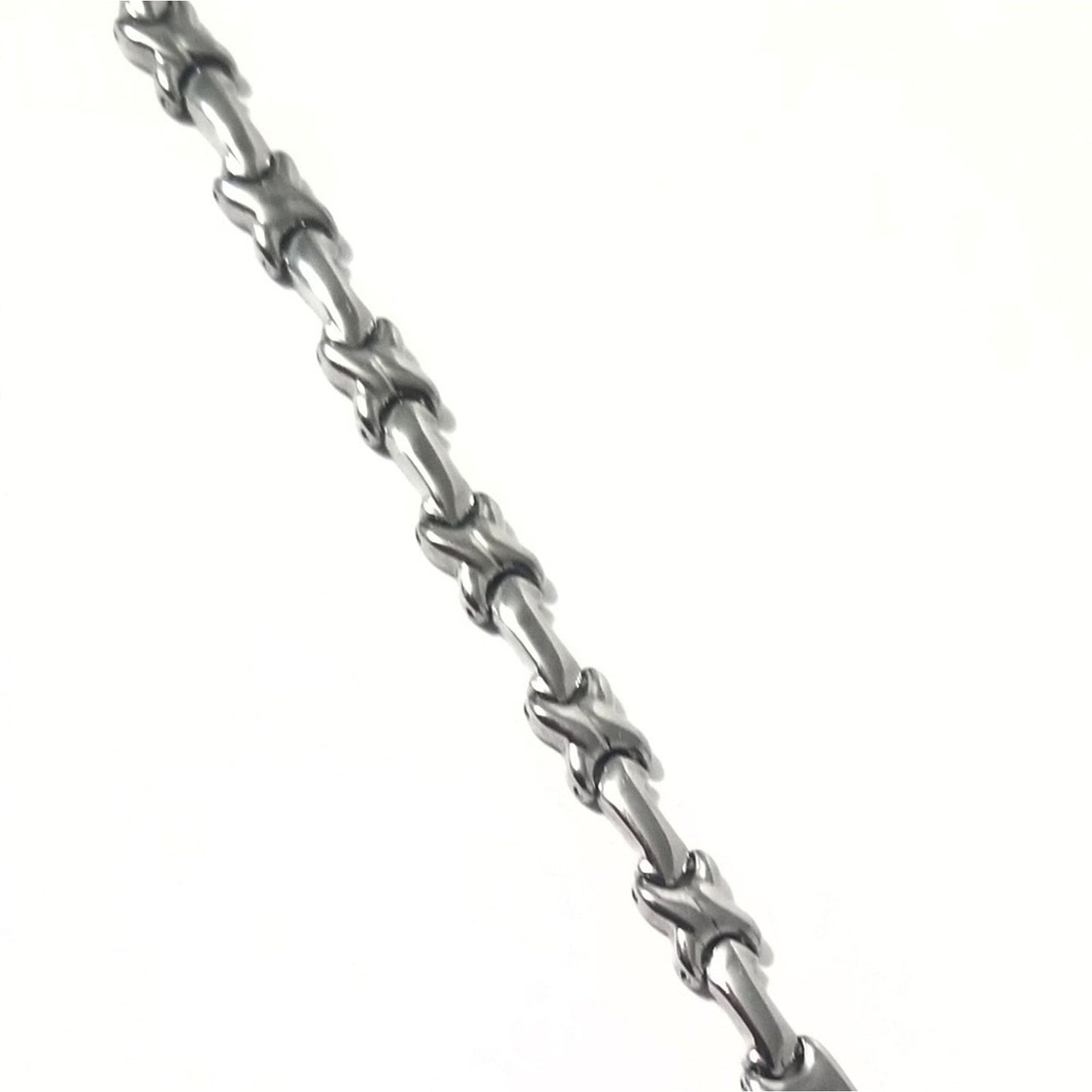 Stainless steel magnetic bracelet 7.5 inches